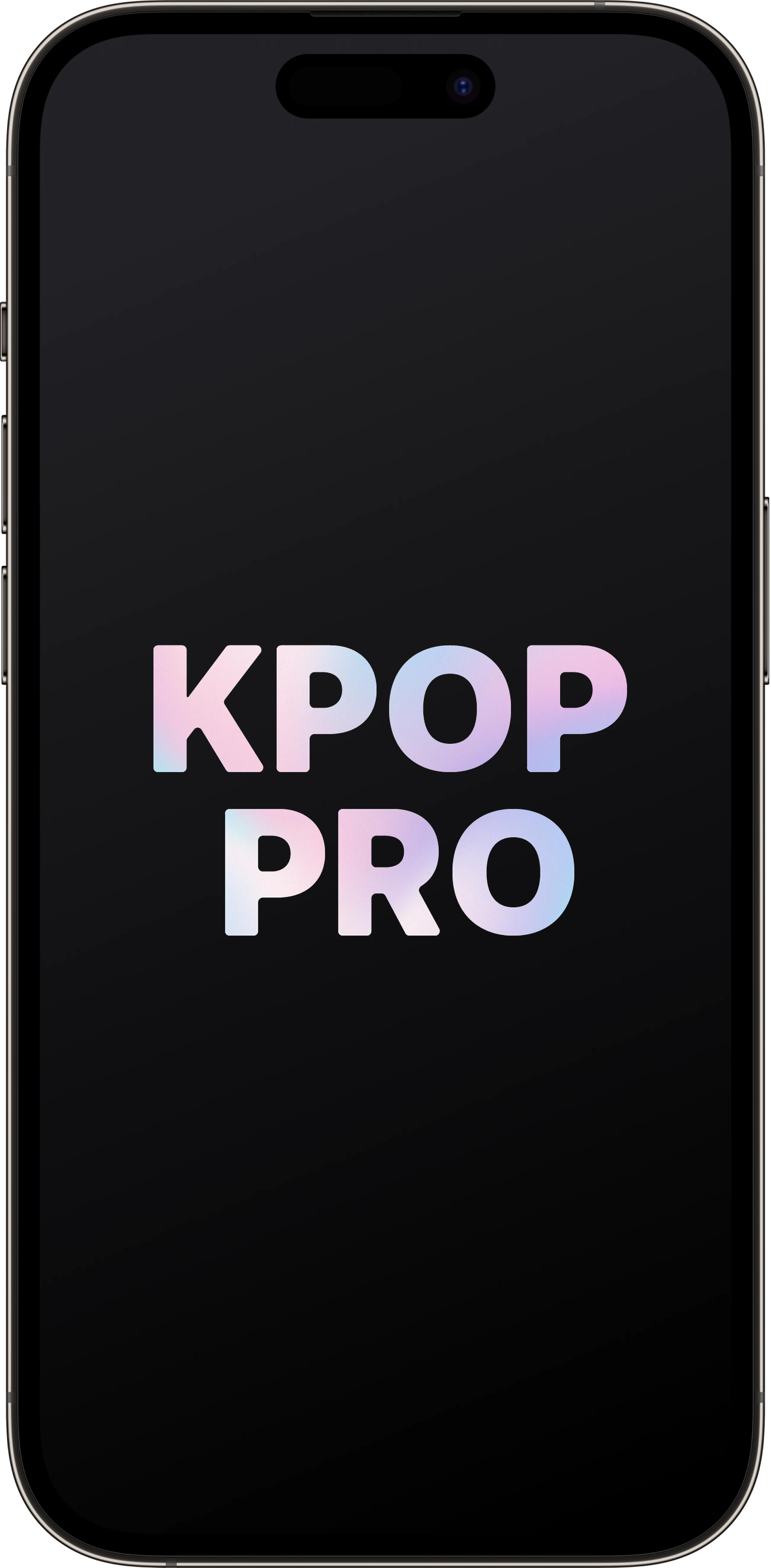 KPOP PRO onboarding screen